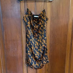 Lush cowl neck mini dress